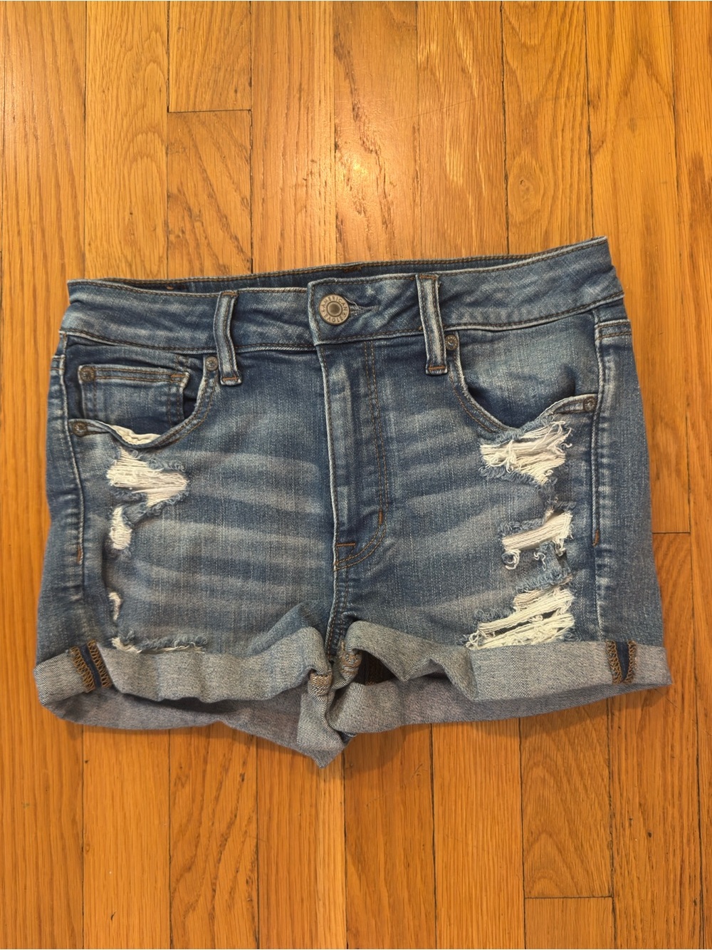 American Eagle Distressed Denim Shorts
